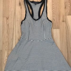 Stripped Skater Dress